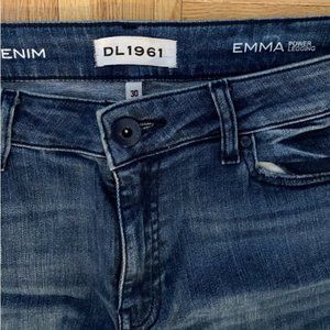 2-Pair Bundle - DL1961 Emma Skinny Jeans, Size 30